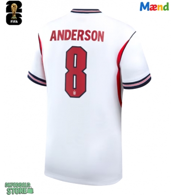 England Elliot Anderson #8 Replika Hjemmebanetrøje VM 2026 Kortærmet